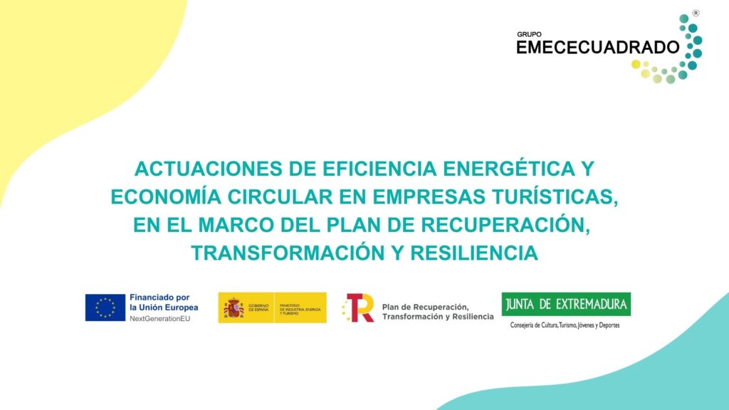 ACTUACIONES DE EFICIENCIA ENERGÉTICA Y LA CIRCULARIDAD EN EMPRESAS TURÍSTICAS